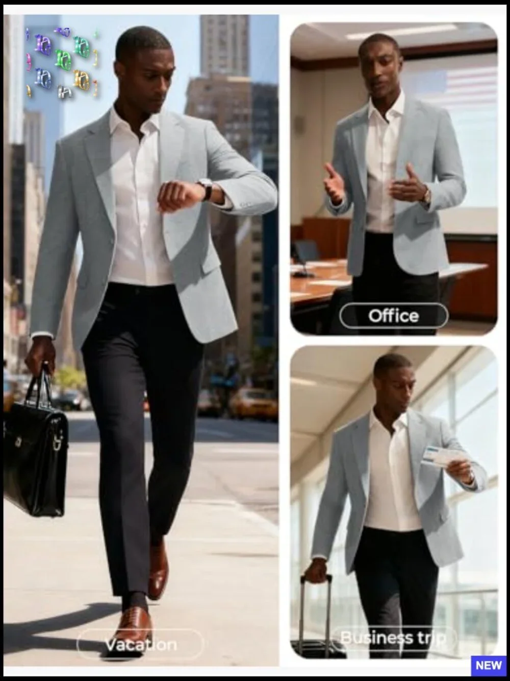 Lightweight Sport Coat Blazer Two Button Casual Elegant Regular Fit Classic